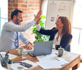 商务交流合作场景